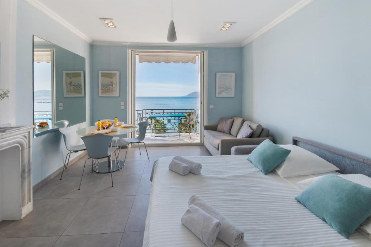 Palais Miramar - Suite Blue Room - Vue Mer -Croisette Emplacement Unique - 20M Plage - Wifi - Clim Cannes Exterior foto